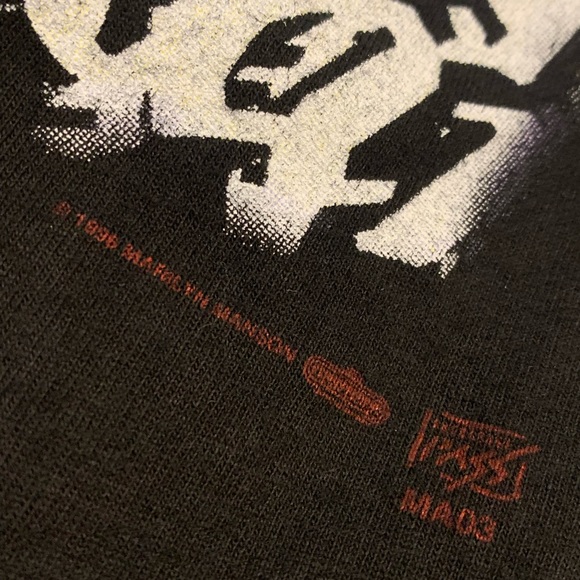 SOLD 1996 Marilyn Manson Sweet Dreams T-shirt - Picture 4 of 4